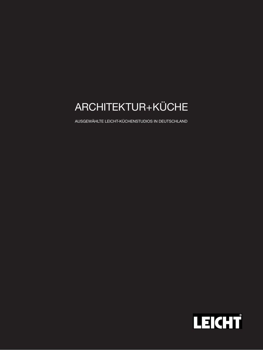LEICHT-Broschüre „Architektur + Küche“, 2009